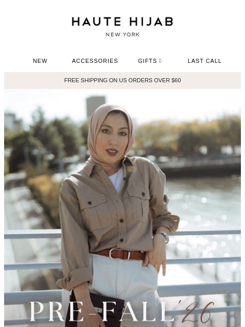 hautehijab newsletter: The colors between seasons 🍂