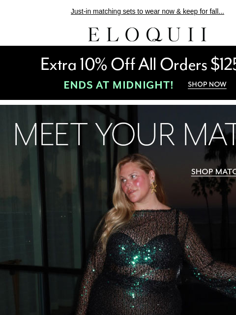 eloquii newsletter: Meet your *new* match ❤️‍🔥