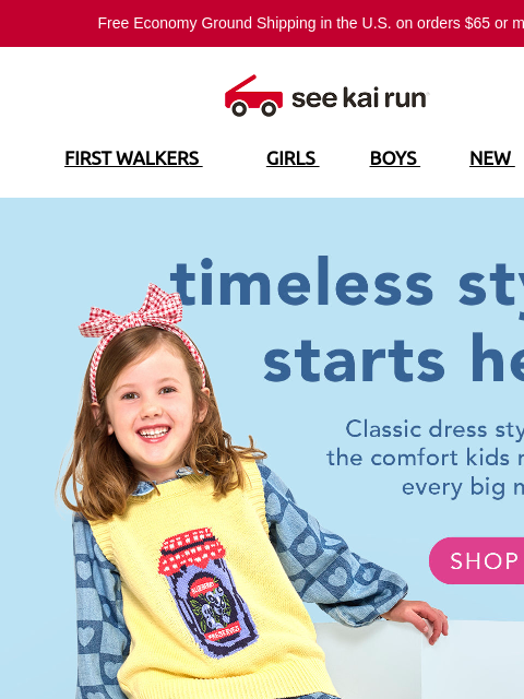 seekairun newsletter: Dress Them for Every Special Moment