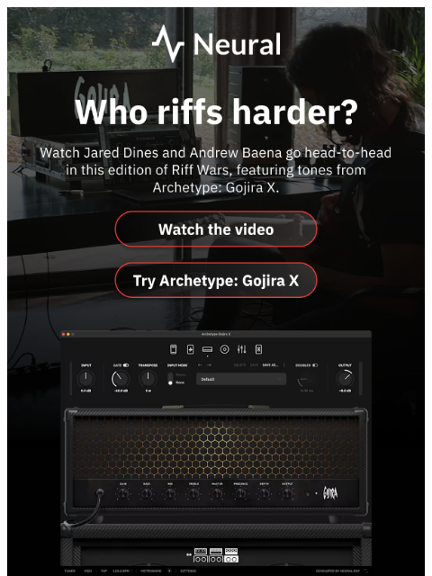 neuraldsp newsletter: Who riffs harder?