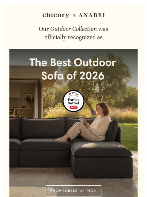 anabei newsletter: Meet the award-winning Chicory x Anabei collection