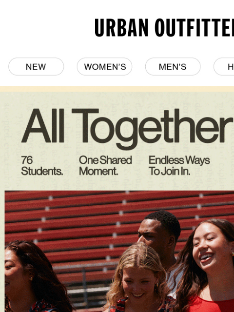 urbanoutfitters newsletter: Every Move, Mood & Moment: All Together Now