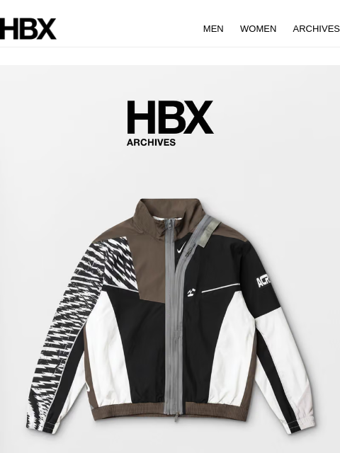hbx newsletter: HBX Archives Preview:11 Aug/9AM EST/9PM HKT Releas...