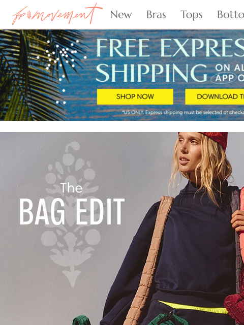 freepeople newsletter: POV: you need a new bag  ππ