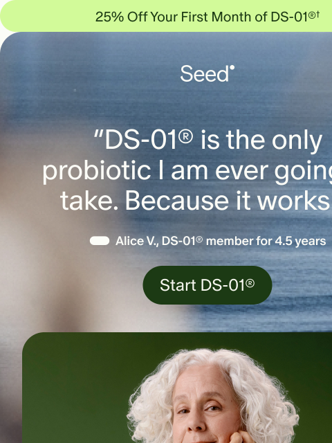 seed newsletter: "I don’t ever want to stop taking it."