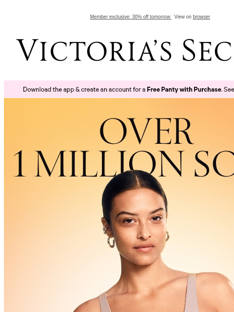 victoriassecret newsletter: Our #1 Sports Bra in NEW Colors