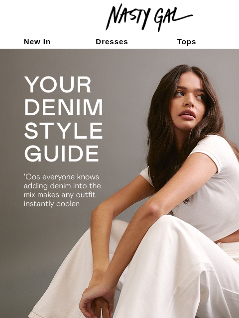nastygal newsletter: True blues