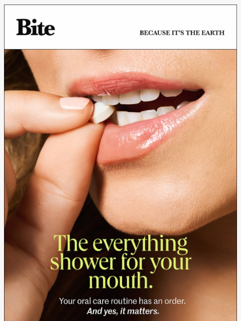 bitetoothpastebits newsletter: The everything shower...