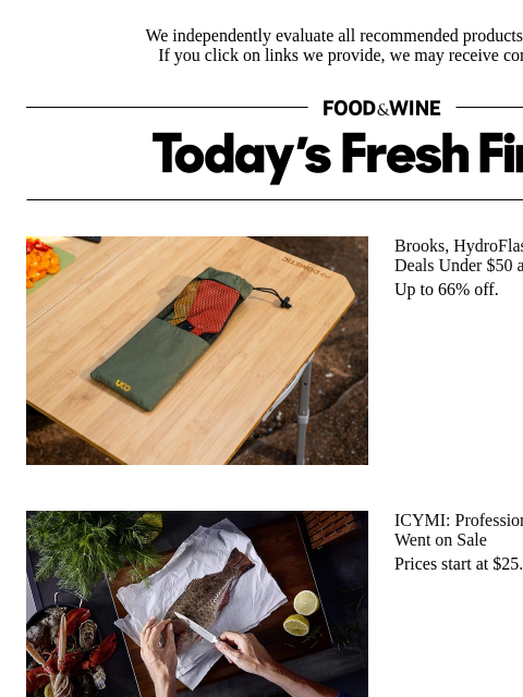 foodandwine newsletter: ICYMI: Professional Wüsthof Knives Quietly Went on...