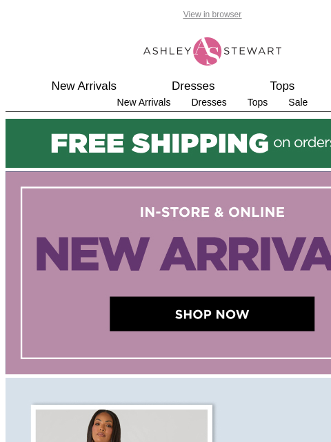 ashleystewart newsletter: Your 9-to-5 style just got an upgrade 💼