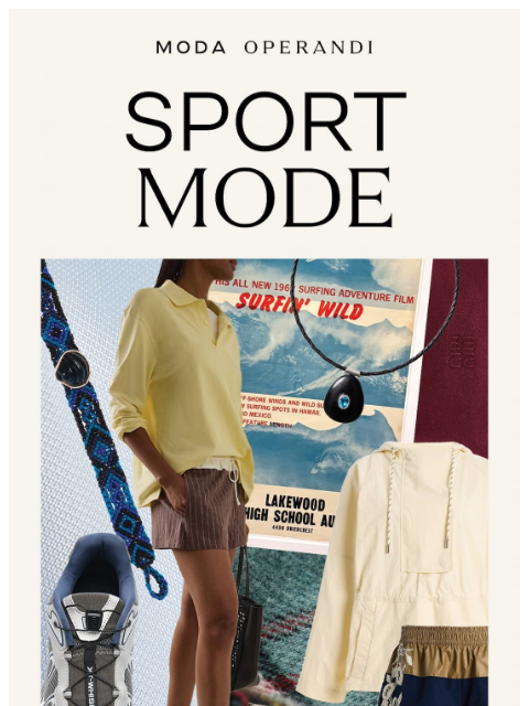 modaoperandi newsletter: SPORT Mode