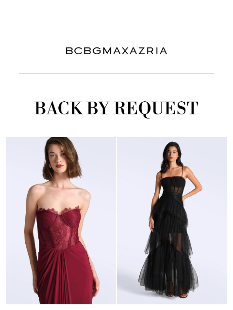 bcbg newsletter: The Favorites Return