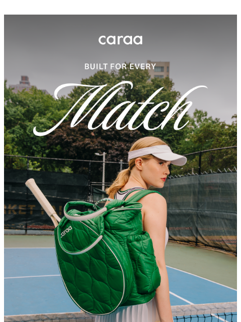 caraa newsletter: Every Detail, Designed for the Court 🎾