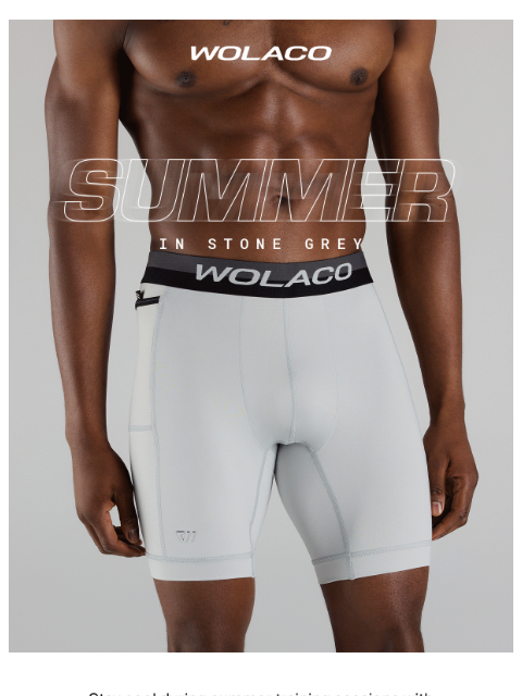 wolaco newsletter: BEAT THE HEAT | Stay Cool in Stone Grey
