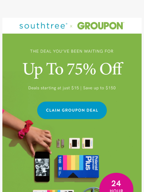 We've partnered with Groupon to bring you exclusive savings. Deals for ONLY $15. Save up to 75% when preserving your home movies and photos. Don't let this awesome deal slip away! ͏ ͏ ͏ ͏ ͏ ͏ ͏