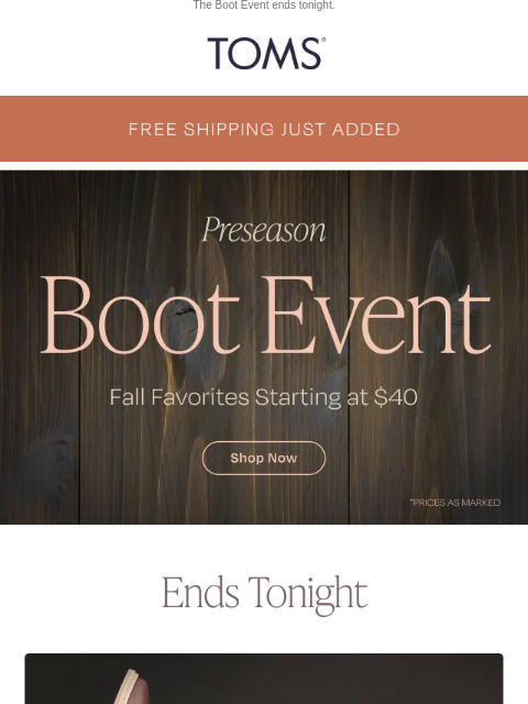 The Boot Event ends tonight. ‌ ‌ ‌ ‌ ‌ ‌ ‌ ‌ ‌ ‌ ‌ ‌ ‌ ‌ ‌ ‌ ‌ ‌ ‌ ‌ ‌ ‌ ‌ ‌ ‌ ‌ ‌ ‌ ‌ ‌ ‌ ‌ ‌ ‌ ‌ ‌ ‌ ‌ ‌ ‌ ‌ ‌ ‌ ‌ ‌ ‌ ‌ ‌ ‌ ‌ ‌ ‌ ‌ ‌ ‌ ‌ ‌ ‌ ‌ ‌ ‌ ‌ ‌ ‌ ‌ ‌ ‌ ‌ ‌ ‌ ‌ ‌ ‌ ‌ ‌ ‌ ‌ ‌ ‌ ‌ ‌ ‌ ‌ ‌ ‌ ‌