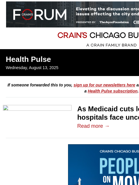 crainalerts newsletter: Rural hospitals' uncertain future