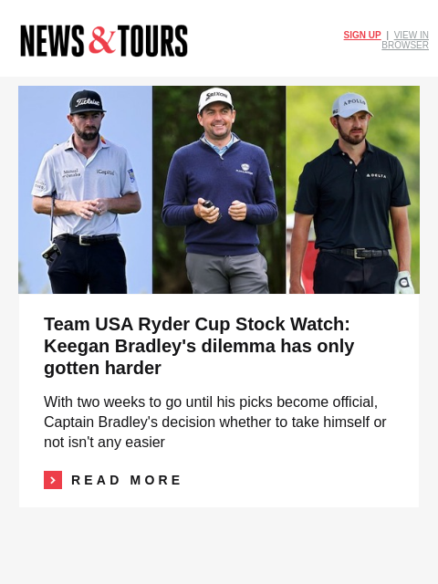 golfdigest newsletter: Why our experts love Rory at the BMW