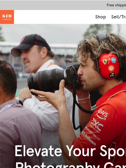 keh newsletter: Sports photography gear that delivers 📸