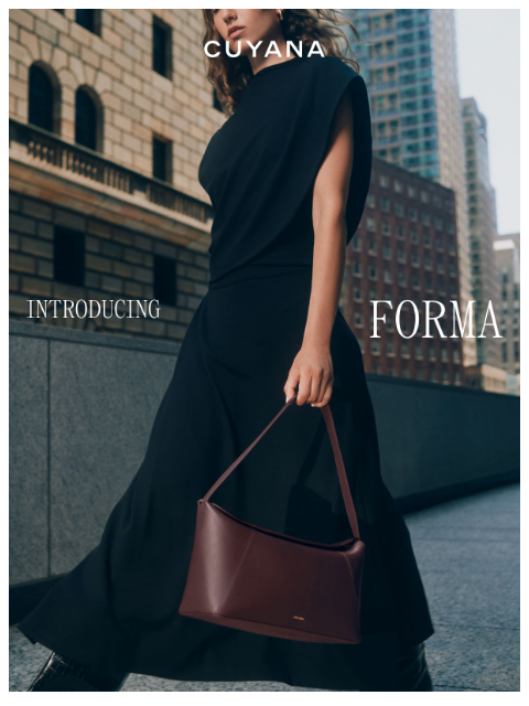 cuyana newsletter: New Forma Shoulder Bag