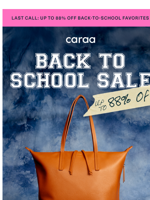 caraa newsletter: Final day: Best sellers up to 88% off 📚