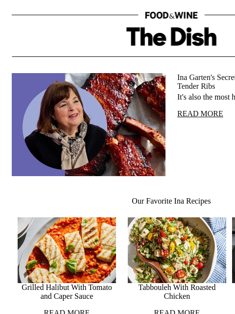foodandwine newsletter: Ina Garten's Secret to No-Fail, Fall-Apart-Tender ...