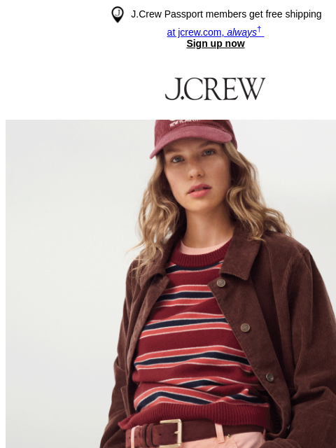 jcrew newsletter: Just dropped: the new cashmere collection