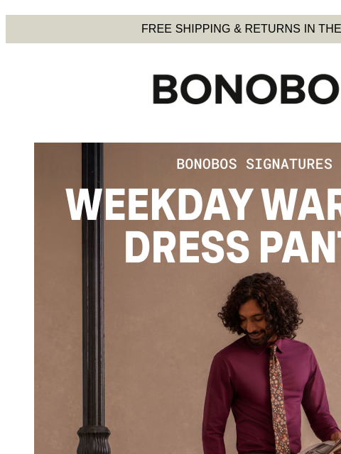 bonobos newsletter: Our Newest Weekday Warrior Pants Are Here