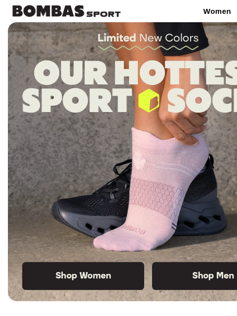 bombas newsletter: Our Hottest Athletic Socks Right Now