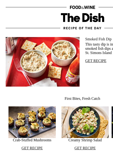 foodandwine newsletter: Smoked Fish Dip