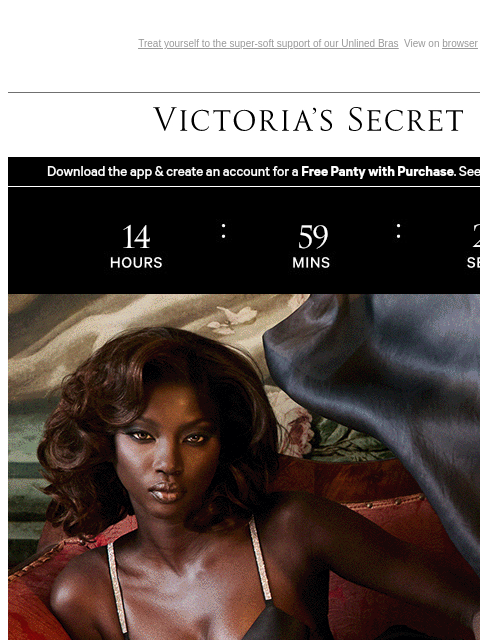 victoriassecret newsletter: Today’s Your One Chance for 25% Off