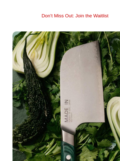 madeincookware newsletter: Final Call: Kamagata Waitlist Ends Today