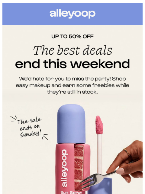 meetalleyoop newsletter: Psst… the good stuff is going fast 👀💨