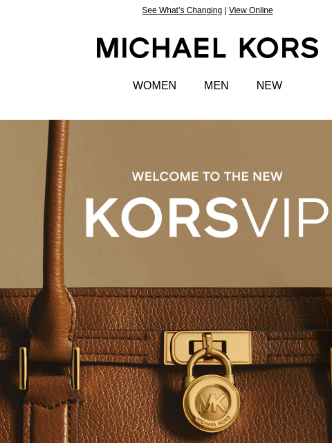 michaelkorsmail newsletter: The Brand-New KORSVIP Program Is Here
