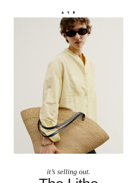 ayr newsletter: TRAVEL LIGHT