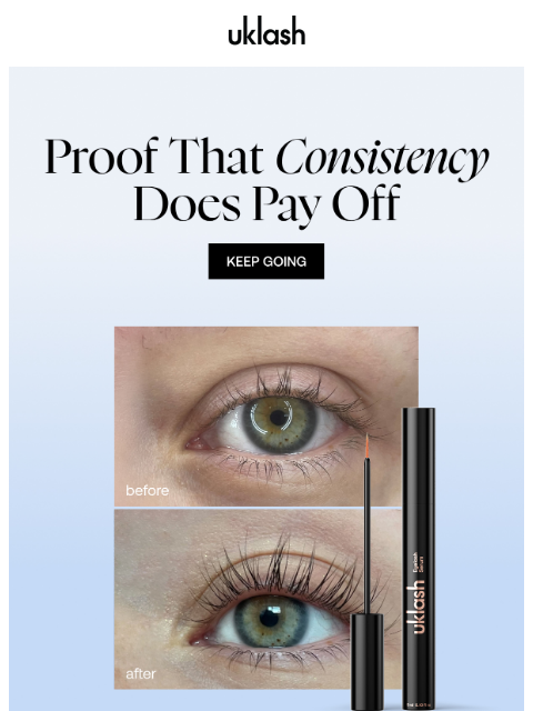 uklash newsletter: Small steps. Seriously good progress 🤩