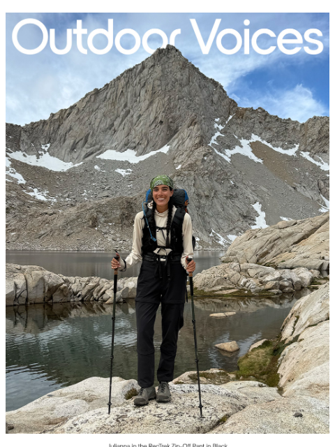 outdoorvoices newsletter: READY FOR A HIKE?