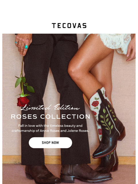 tecovas newsletter: Limited Edition Roses Collection