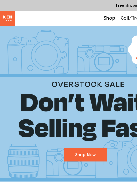 keh newsletter: NEW sale items added! 📸