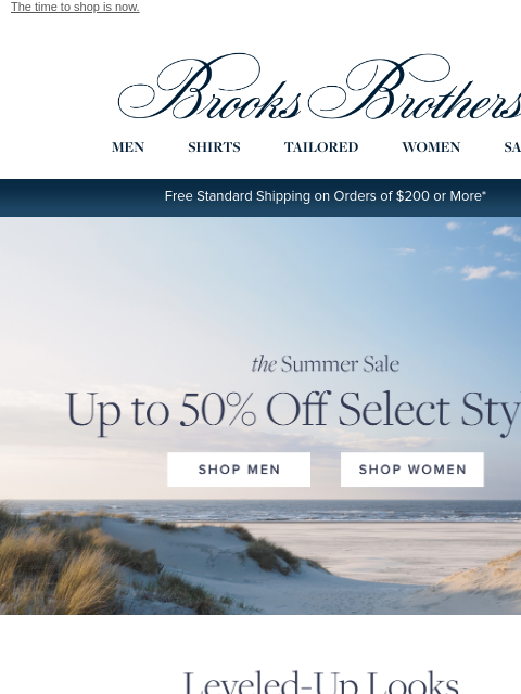 brooksbrothers newsletter: Up to 50% off. New favorites are waiting.