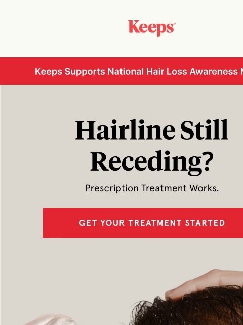 keeps newsletter: Hairline still receding?