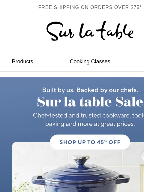 surlatable newsletter: Sur la table Sale: Our best pieces at the best pri...