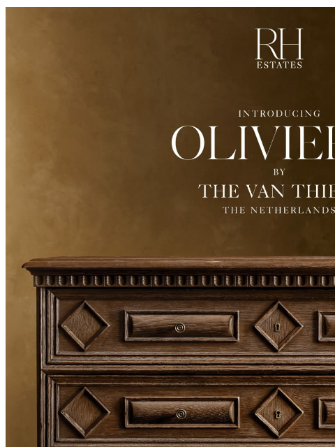 rh newsletter: The Oliviero Collection by the Van Thiels. Discove...