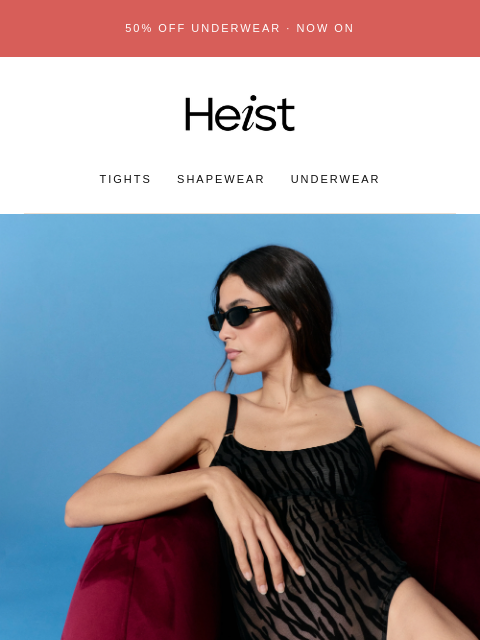 heist-studios newsletter: 50% off: last pieces left