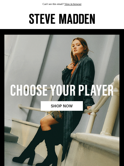 stevemadden newsletter: This One’s In Your Color