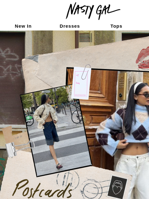 nastygal newsletter: Postcard From The City