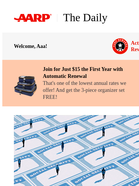 aarp newsletter: The Daily — The 9-Digit Number That Changed Americ...