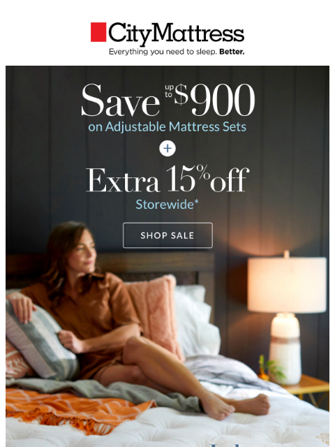 citymattress newsletter: Labor Day Savings Start Now!