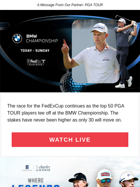 golfdigest newsletter: The Playoffs Push Continues at the BMW Championshi...