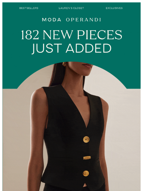 modaoperandi newsletter: WHAT'S NEW: Shop the week's latest pieces now